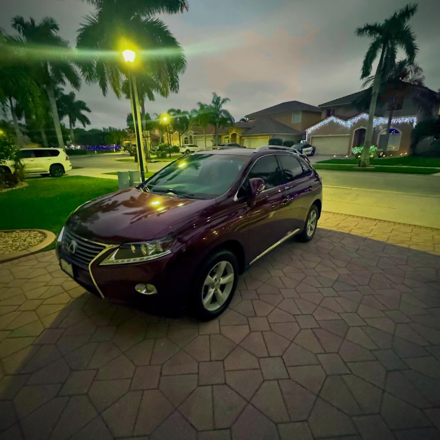 Night detail Lexus mobile detailing Florida