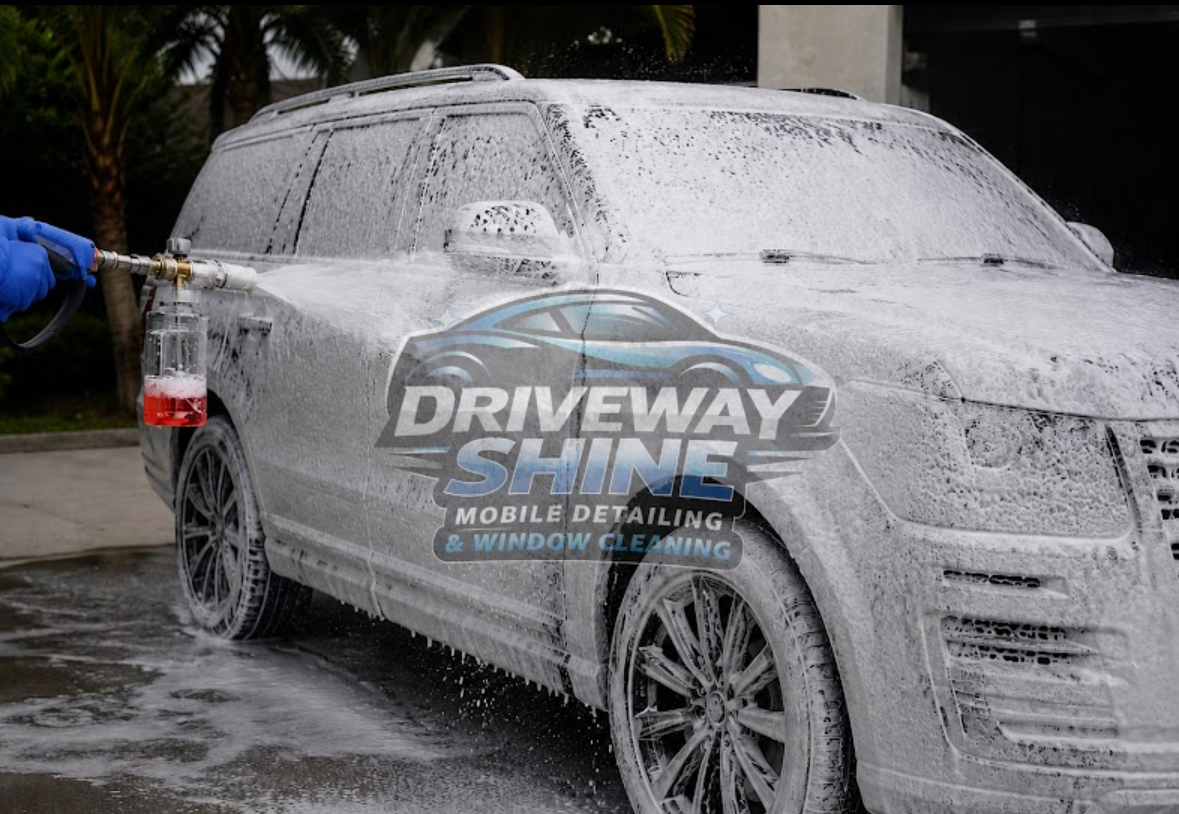 Foam cannon detail South Florida mobile detailing